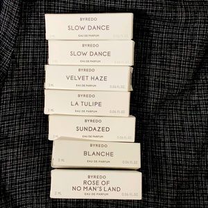 Byredo sample set! BRAND NEW. 100% AUTHENTIC
